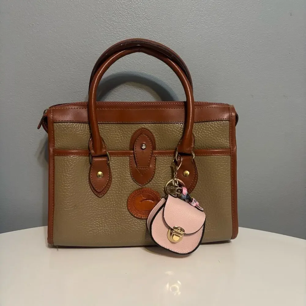 Bag Keychain Bag Charm Change Pouch Coin Purse Push Lock Clasp Poswe Pink Girly